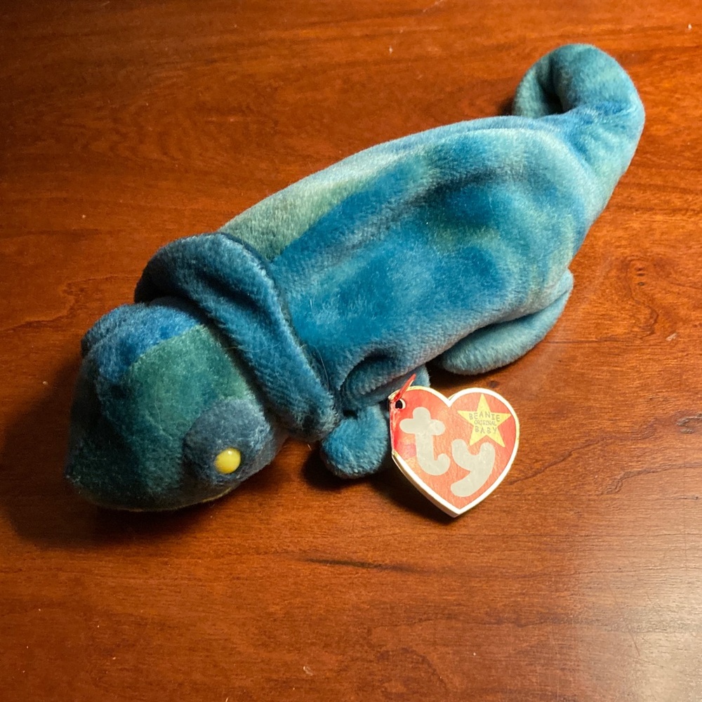Ty Beanie Baby Chameleon DOB: 10/14/97